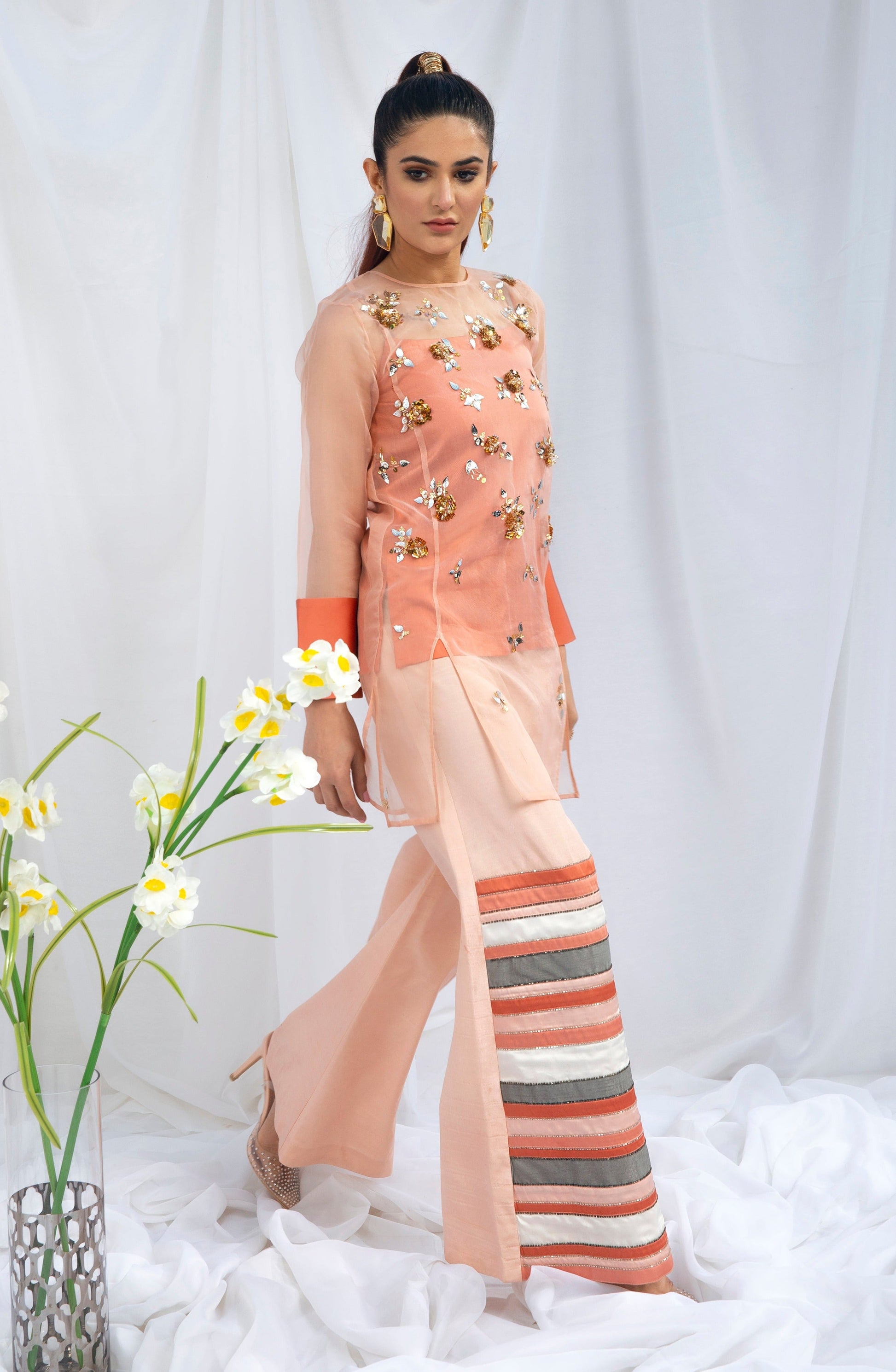 Hana | Viridity Ready to Wear | Tiffany-VRT-005 - by - Libasekhas UK - Registered Vendor of : Hana - 100% Original Designer Dresss