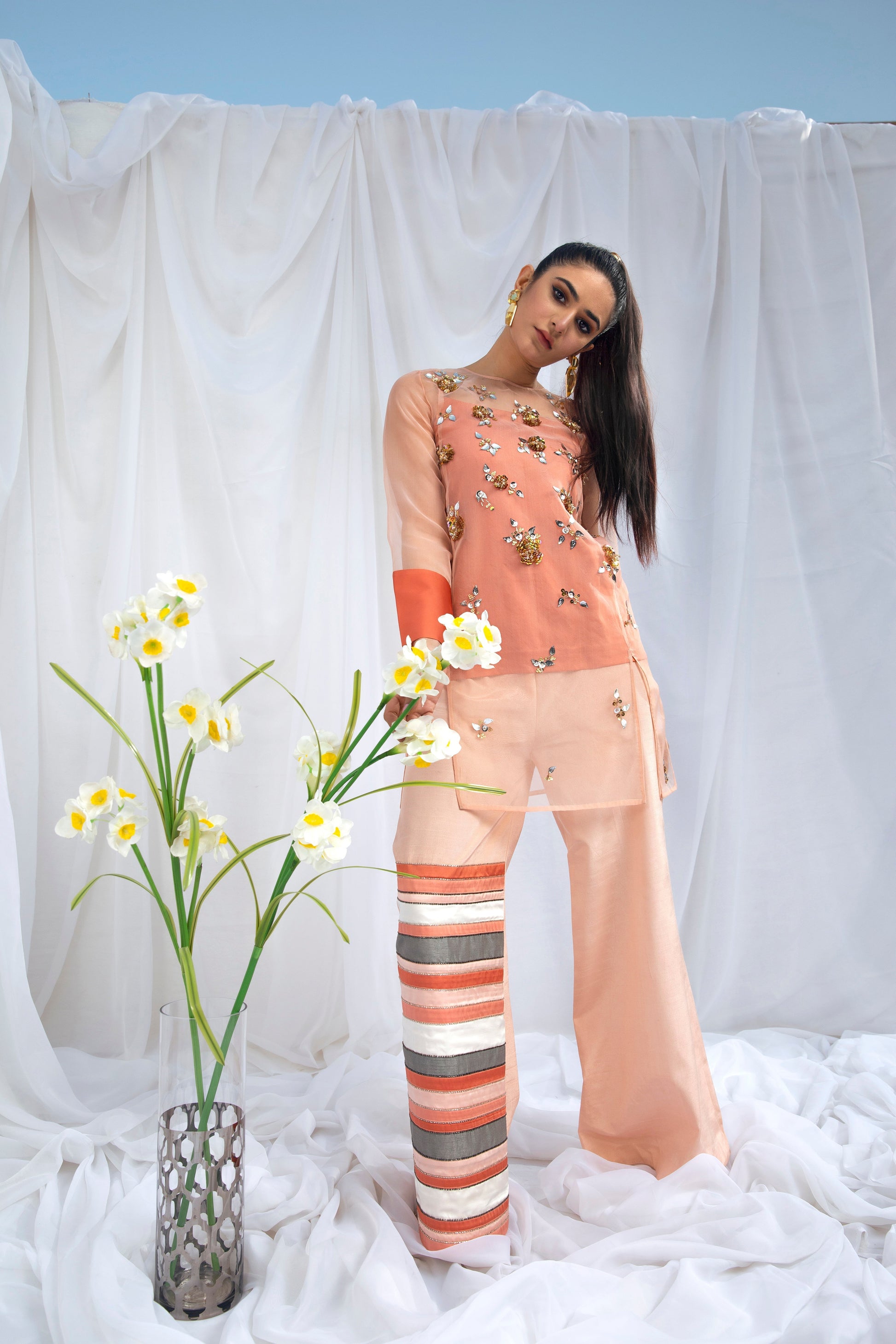 Hana | Viridity Ready to Wear | Tiffany-VRT-005 - by - Libasekhas UK - Registered Vendor of : Hana - 100% Original Designer Dresss