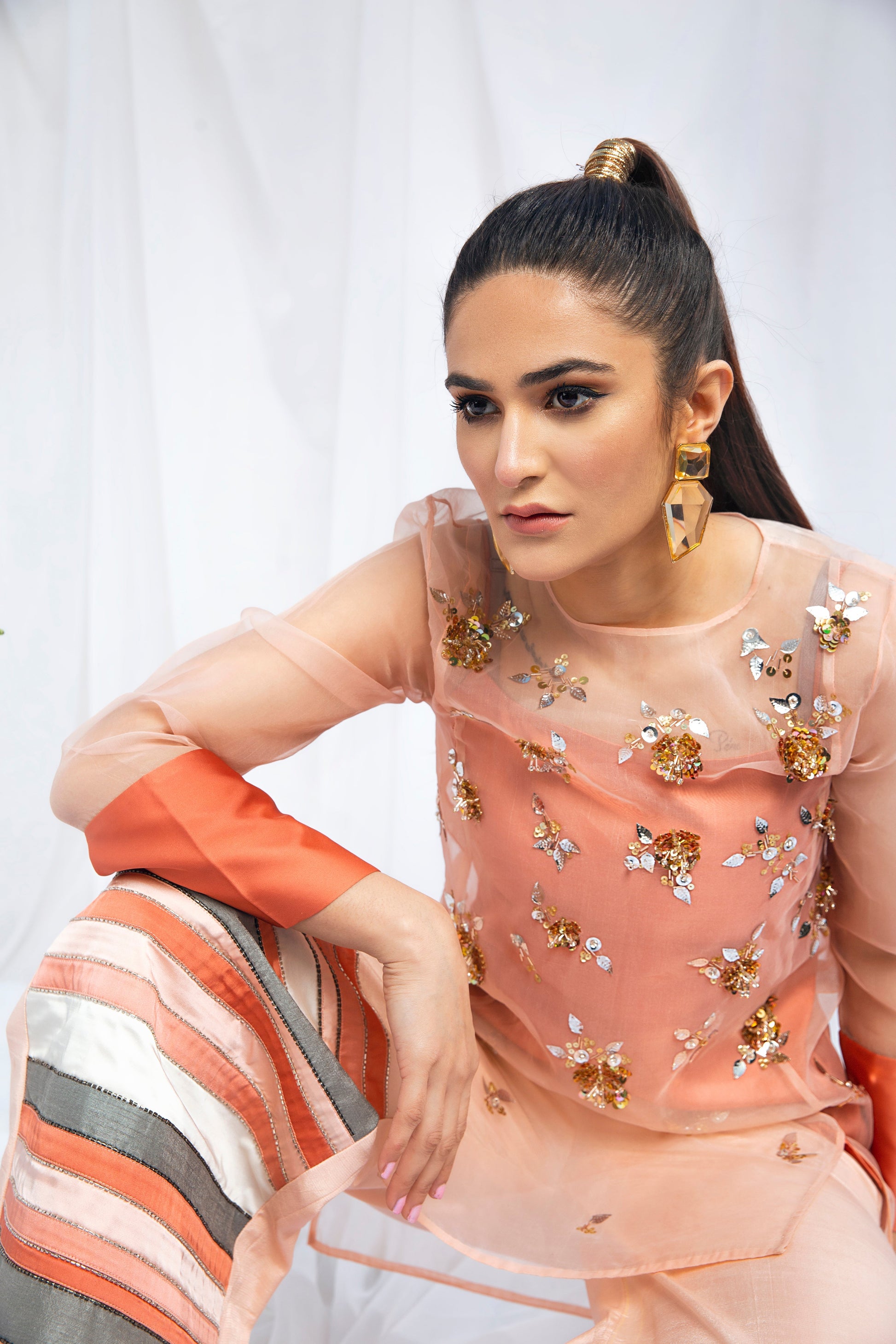 Hana | Viridity Ready to Wear | Tiffany-VRT-005 - by - Libasekhas UK - Registered Vendor of : Hana - 100% Original Designer Dresss