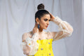 Hana | Viridity Ready to Wear | Citrus Twist -VRT-011 - by - Libasekhas UK - Registered Vendor of : Hana - 100% Original Designer Dresss