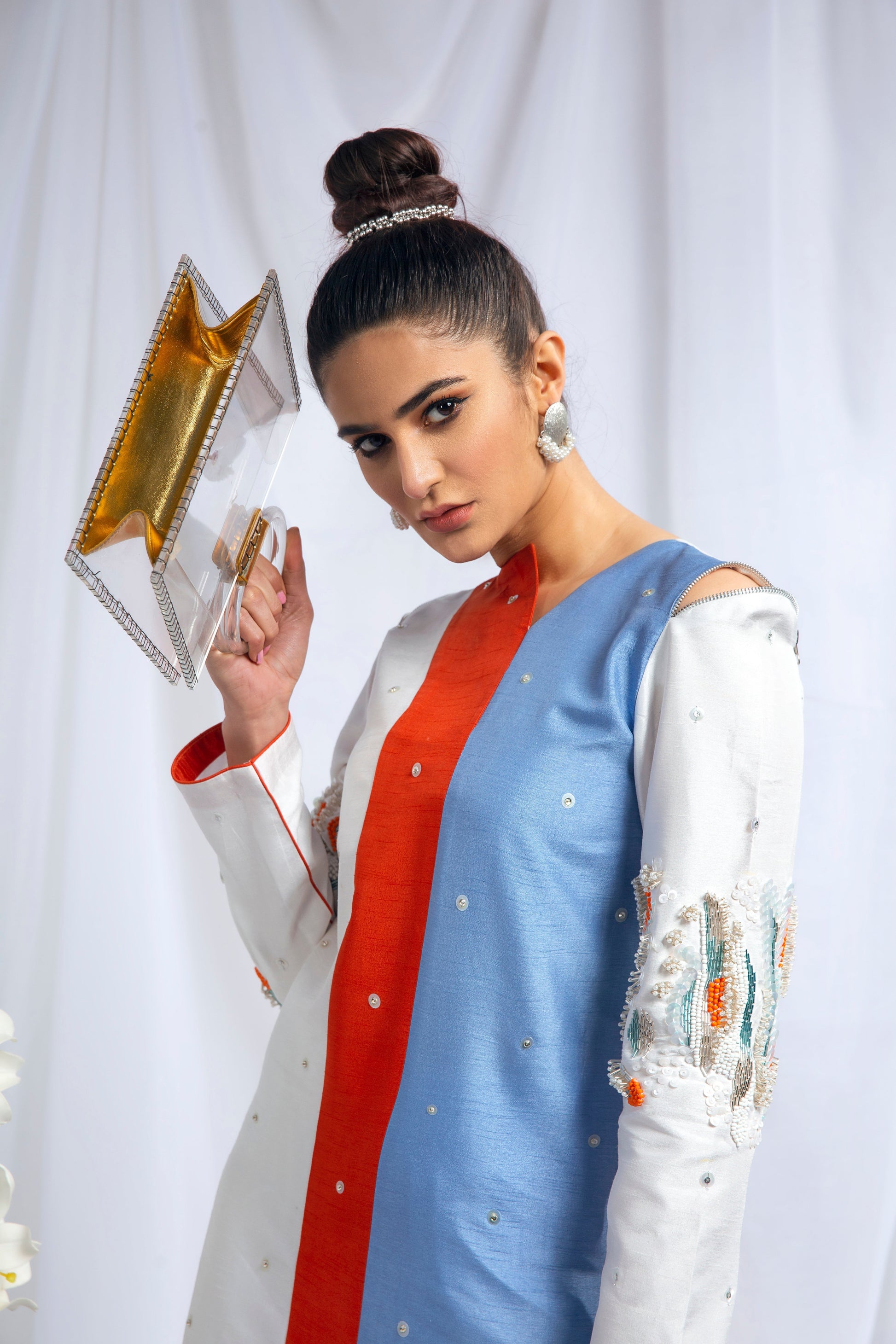 Hana | Viridity Ready to Wear | Marlin -VRT-012 - by - Libasekhas UK - Registered Vendor of : Hana - 100% Original Designer Dresss