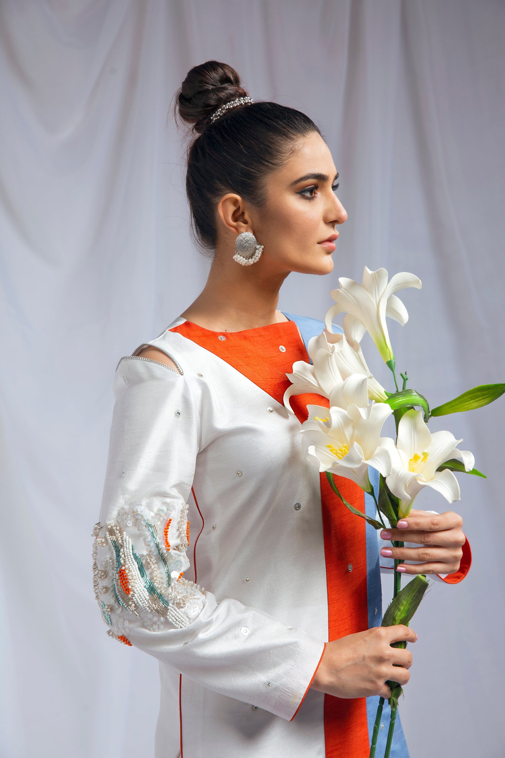 Hana | Viridity Ready to Wear | Marlin -VRT-012 - by - Libasekhas UK - Registered Vendor of : Hana - 100% Original Designer Dresss