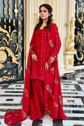Mina Kashif | Loona Lawn 25 | Ruby - by - Libasekhas UK - Registered Vendor of : Mina Kashif - 100% Original Designer Dresss