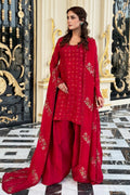 Mina Kashif | Loona Lawn 25 | Ruby - by - Libasekhas UK - Registered Vendor of : Mina Kashif - 100% Original Designer Dresss