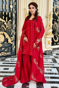Mina Kashif | Loona Lawn 25 | Ruby - by - Libasekhas UK - Registered Vendor of : Mina Kashif - 100% Original Designer Dresss