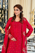 Mina Kashif | Loona Lawn 25 | Ruby - by - Libasekhas UK - Registered Vendor of : Mina Kashif - 100% Original Designer Dresss