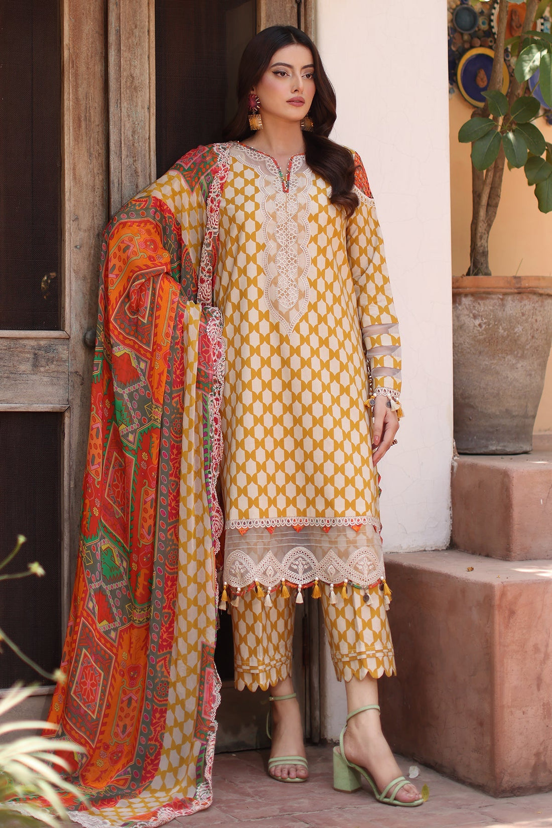 Charizma | Range Lawn | RN6-09 - by Libasekhas UK - Registered Vendor of : Charizma - 100% Original Designer Dress