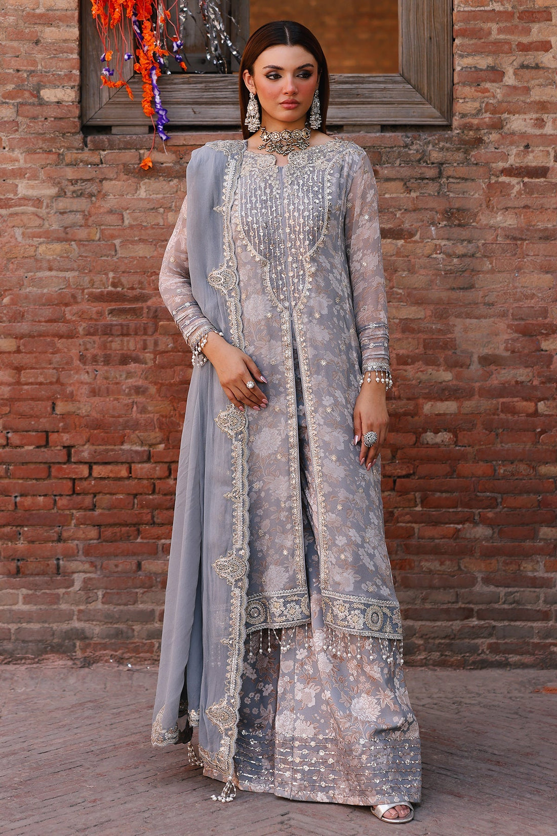 Charizma | Vasal Chiffon | VSL25-22 - by Libasekhas UK - Registered Vendor of : Charizma - 100% Original Designer Dress