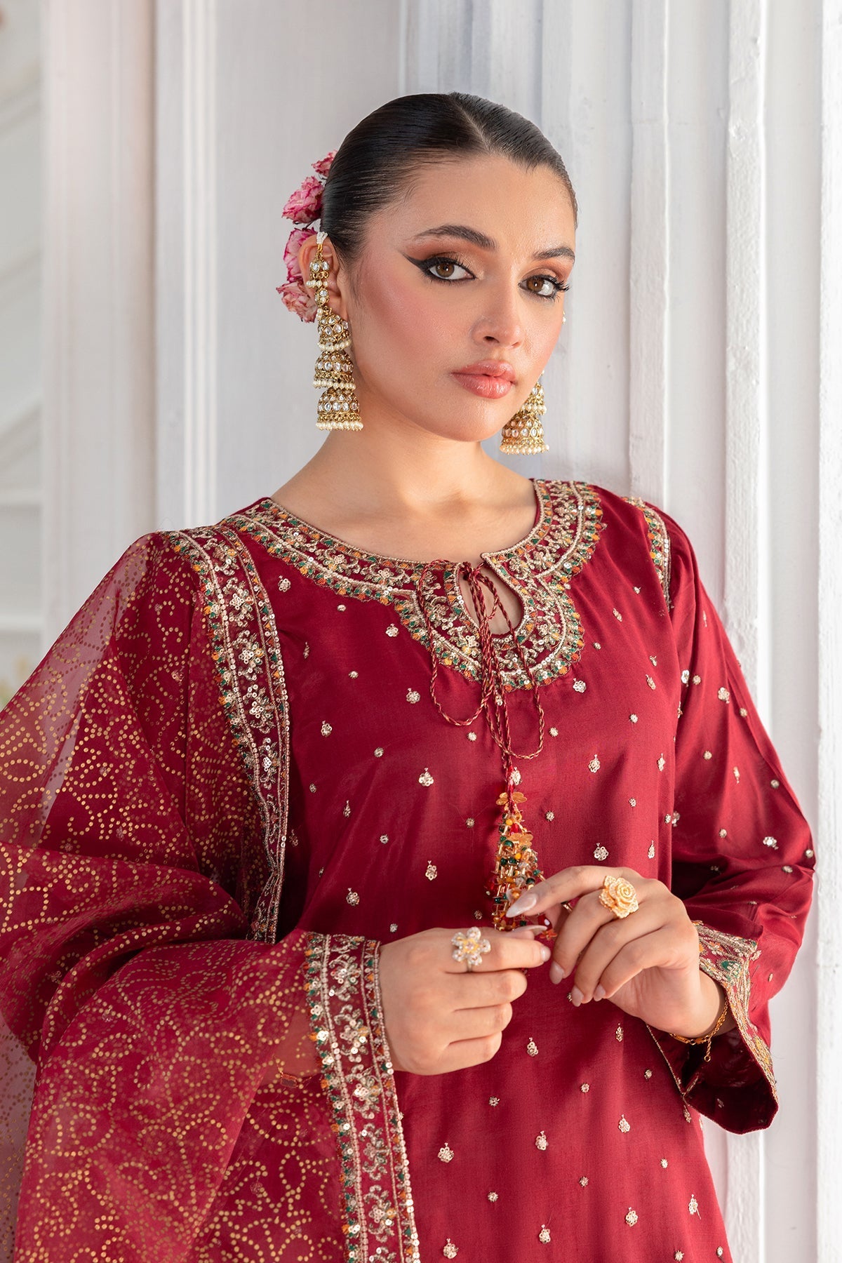 Charizma | Festive Pret | CMA-5-048 R - by Libasekhas UK - Registered Vendor of : Charizma - 100% Original Designer Dress