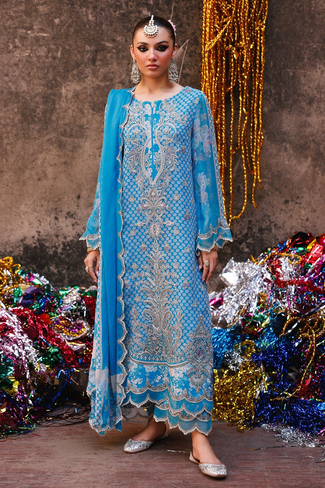 Charizma | Vasal Chiffon | VSL25-20 - by Libasekhas UK - Registered Vendor of : Charizma - 100% Original Designer Dress
