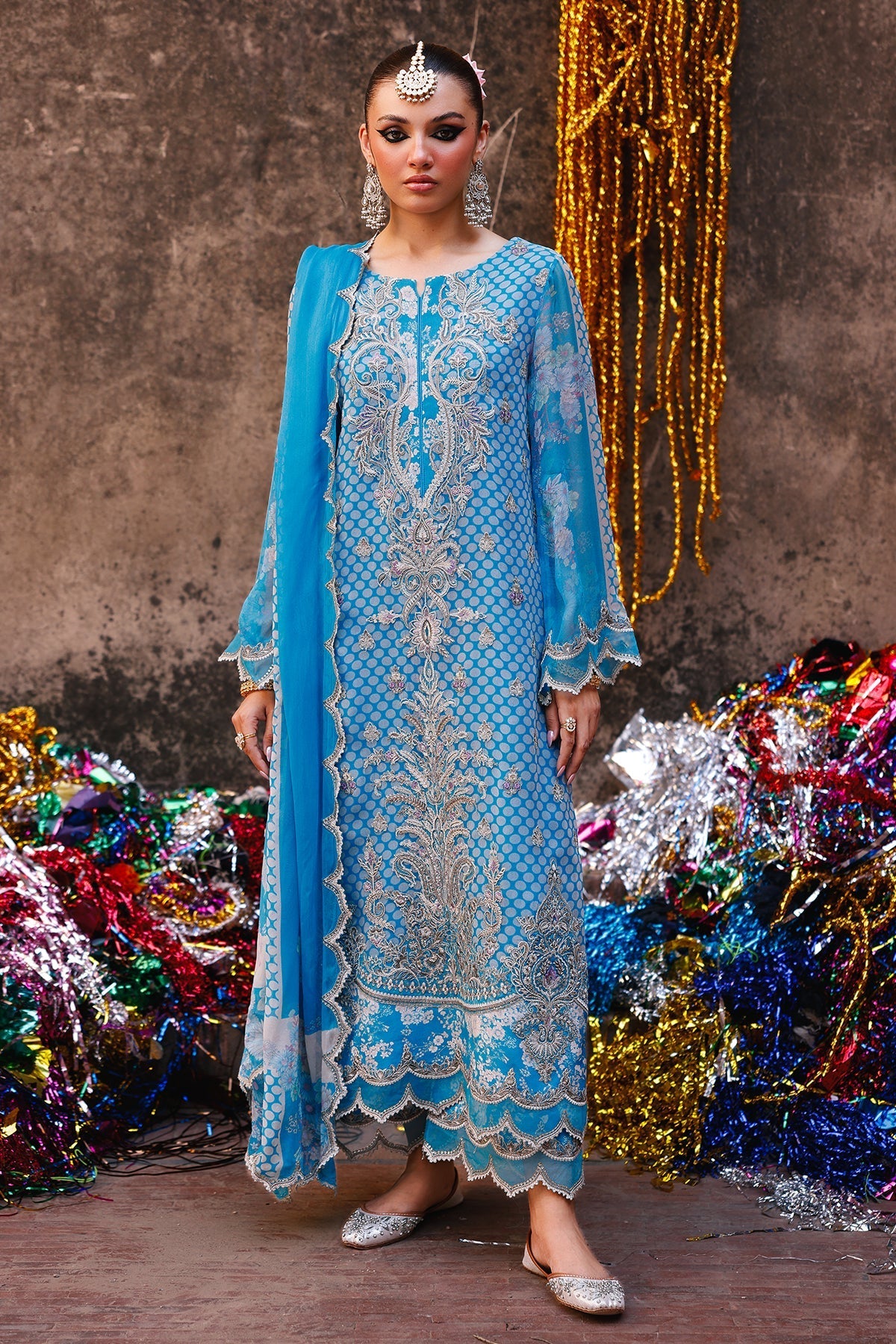 Charizma | Vasal Chiffon | VSL25-20 - by Libasekhas UK - Registered Vendor of : Charizma - 100% Original Designer Dress