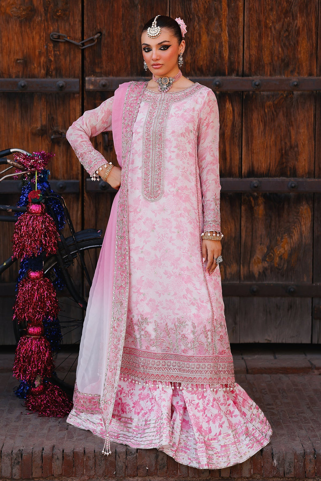 Charizma | Vasal Chiffon | VSL25-17 - by Libasekhas UK - Registered Vendor of : Charizma - 100% Original Designer Dress