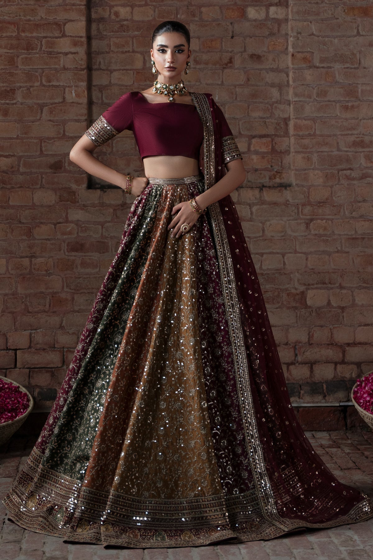 Mina Kashif | Virsa Wedding Formals | Zah-e-naseeb - by Libasekhas UK - Registered Vendor of : Mina Kashif - 100% Original Designer Dress