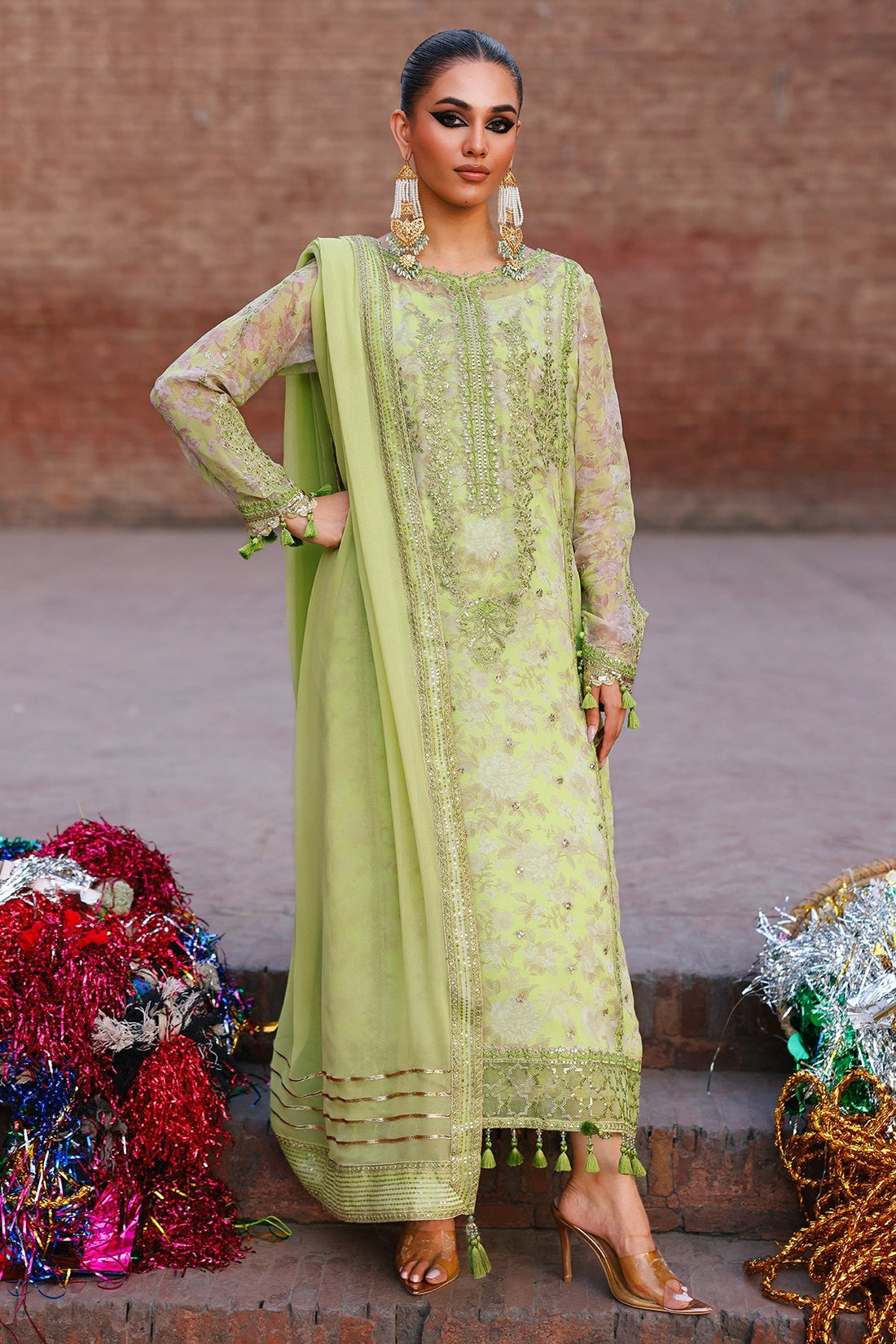 Charizma | Vasal Chiffon | VSL25-18 - by Libasekhas UK - Registered Vendor of : Charizma - 100% Original Designer Dress