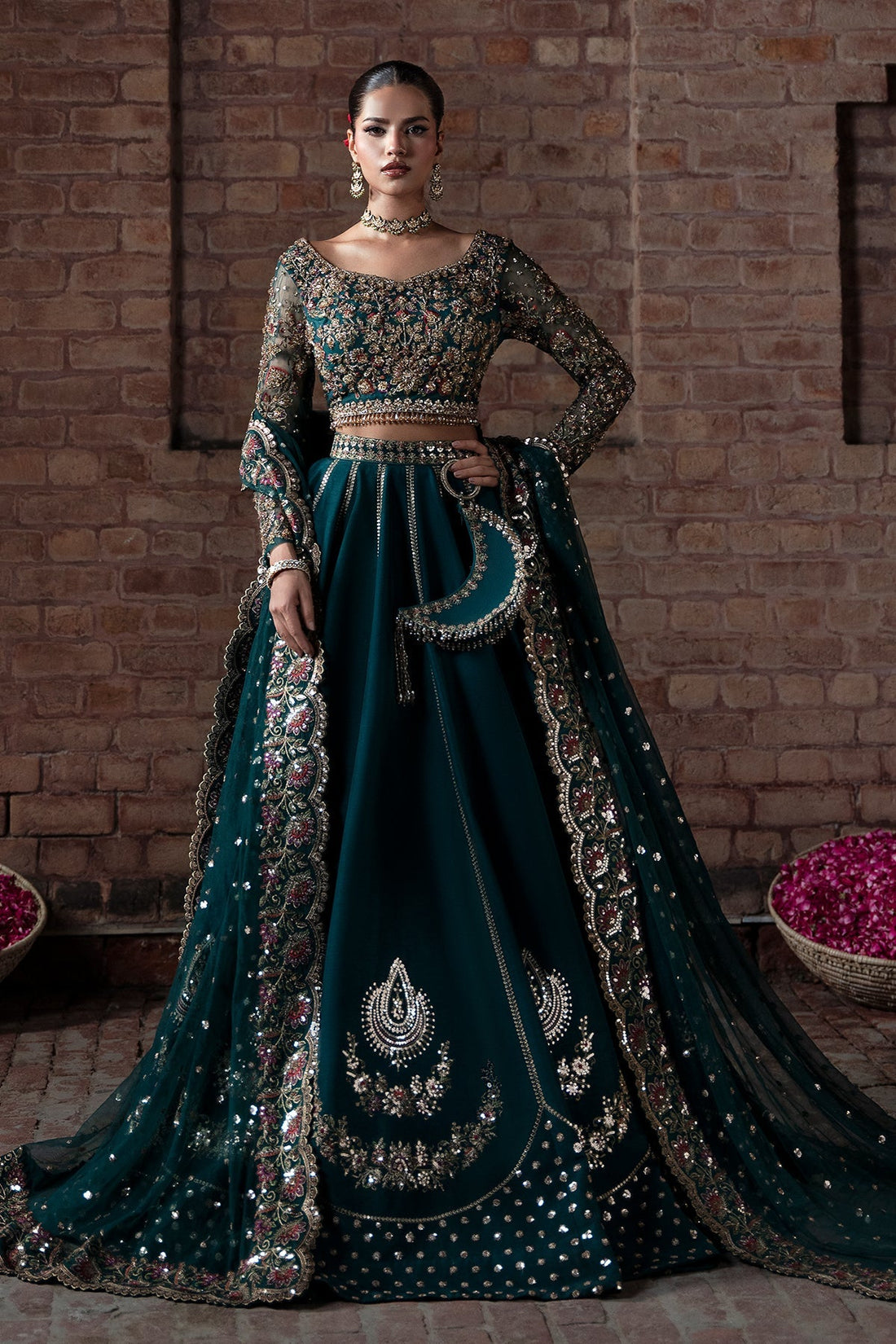 Mina Kashif | Virsa Wedding Formals | Fabiha - by Libasekhas UK - Registered Vendor of : Mina Kashif - 100% Original Designer Dress