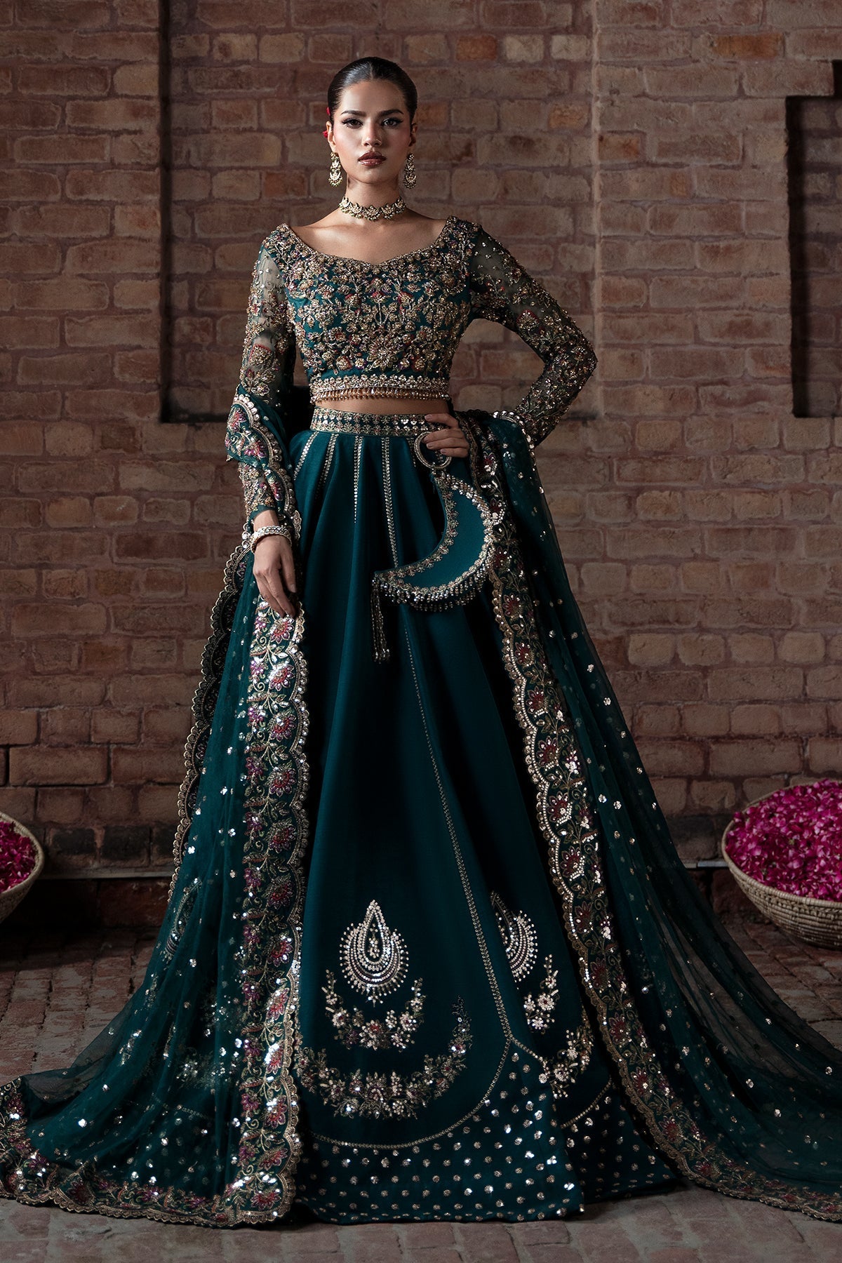 Mina Kashif | Virsa Wedding Formals | Fabiha - by Libasekhas UK - Registered Vendor of : Mina Kashif - 100% Original Designer Dress
