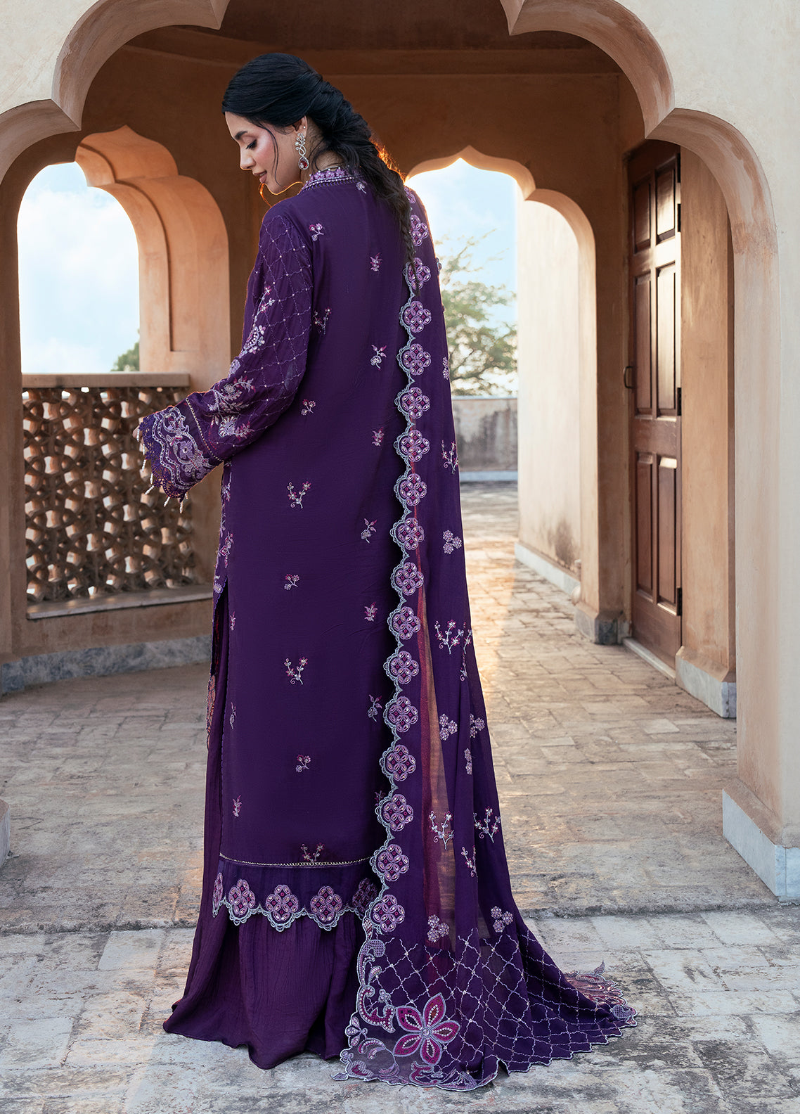Sahane | Rusukh Premium Formals 26 | FU6601 Daliya- RUSUKH - by Libasekhas UK - Registered Vendor of : Sahane - 100% Original Designer Dress
