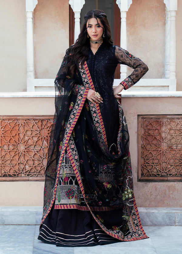 Sahane | Rusukh Premium Formals 26 | FU6608 Zahlia - RUSUKH - by Libasekhas UK - Registered Vendor of : Sahane - 100% Original Designer Dress