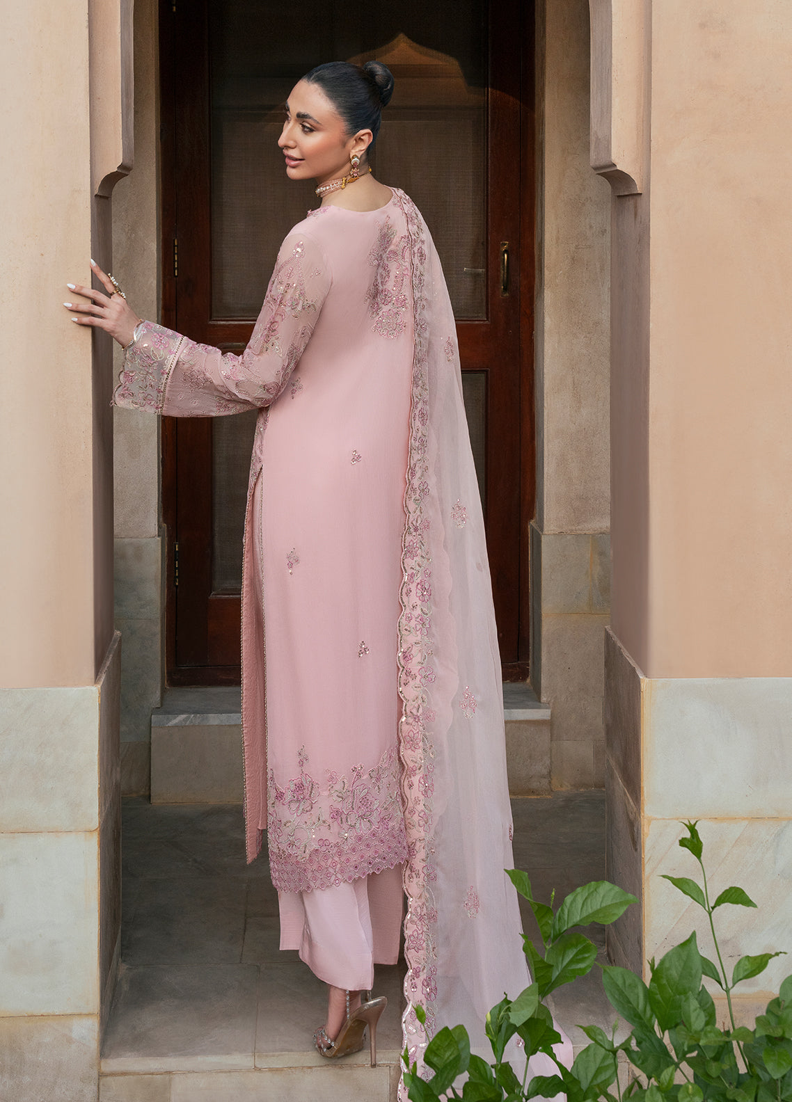 Sahane | Rusukh Premium Formals 26 | FU6606 Aleiha - RUSUKH - by Libasekhas UK - Registered Vendor of : Sahane - 100% Original Designer Dress