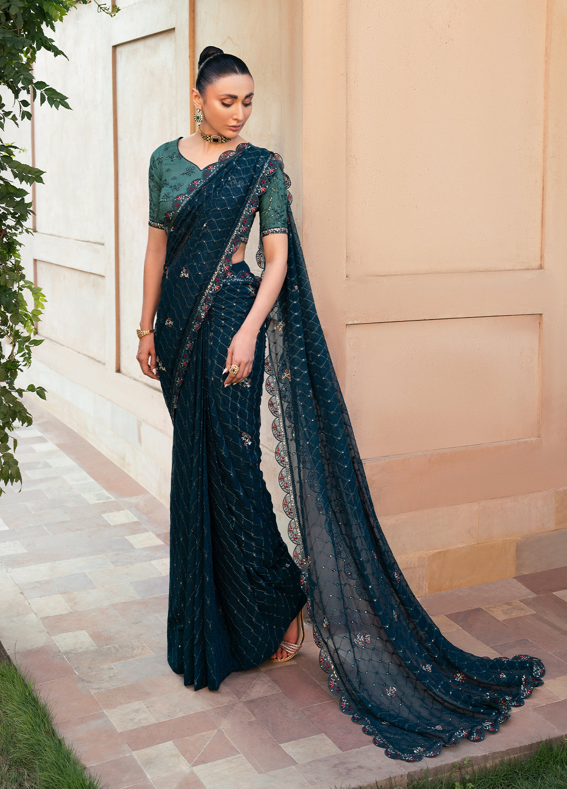 Sahane | Rusukh Premium Formals 26 | FU6612 Ghazal - RUSUKH - by Libasekhas UK - Registered Vendor of : Sahane - 100% Original Designer Dress