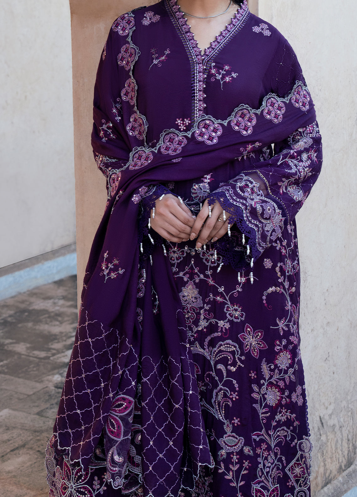 Sahane | Rusukh Premium Formals 26 | FU6601 Daliya- RUSUKH - by Libasekhas UK - Registered Vendor of : Sahane - 100% Original Designer Dress