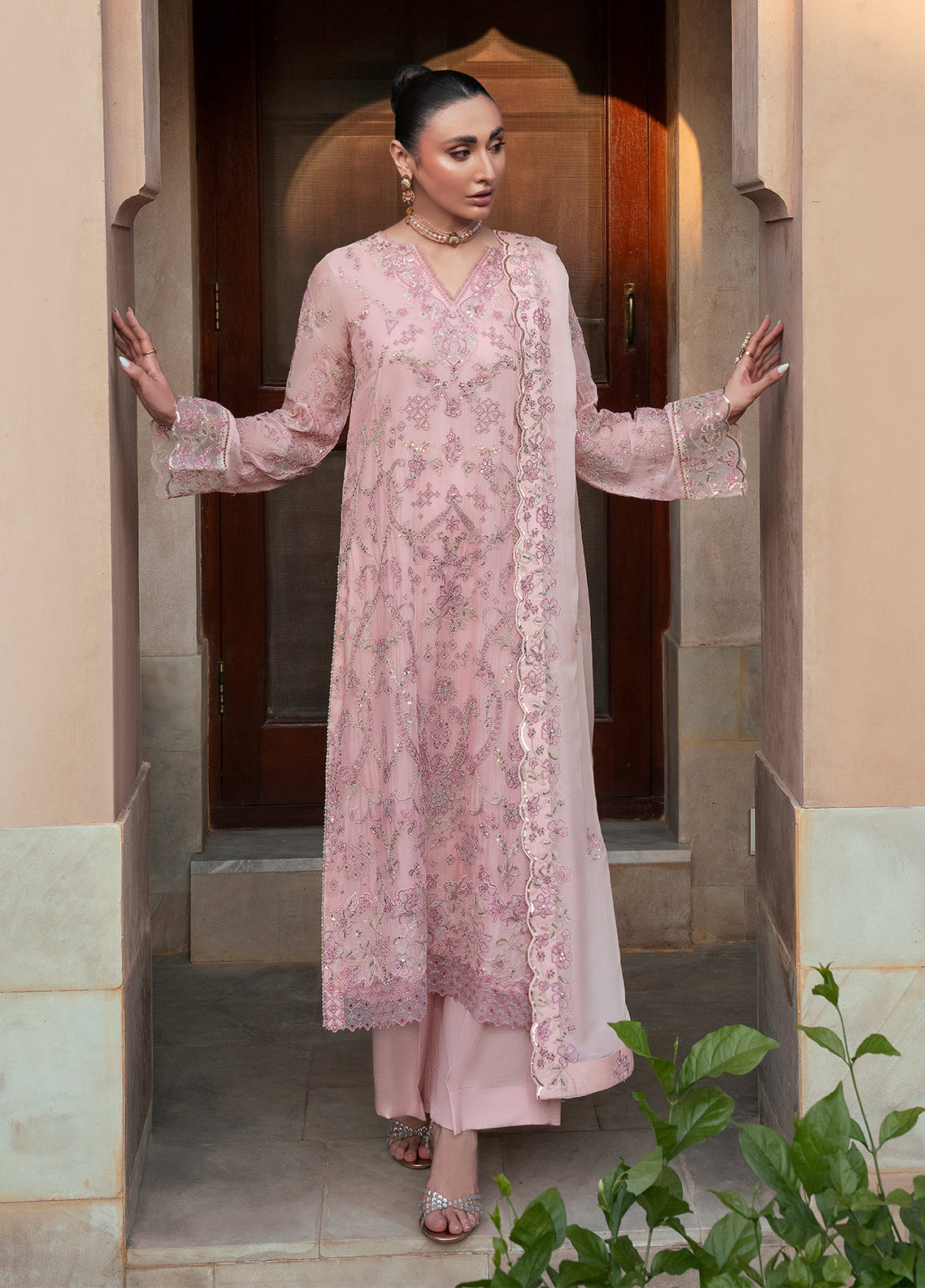 Sahane | Rusukh Premium Formals 26 | FU6606 Aleiha - RUSUKH - by Libasekhas UK - Registered Vendor of : Sahane - 100% Original Designer Dress