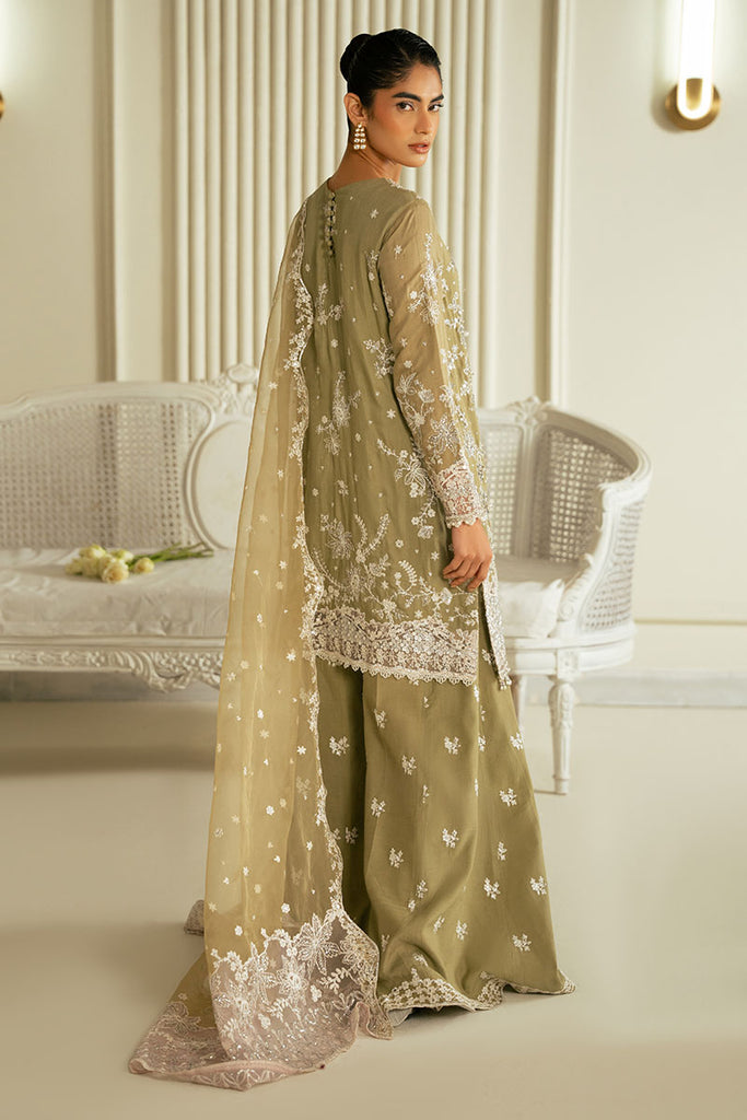 Cross Stitch | Wedding Collection 25 | AZURE PEARL - by - Libasekhas UK - Registered Vendor of : Cross Stitch - 100% Original Designer Dresss