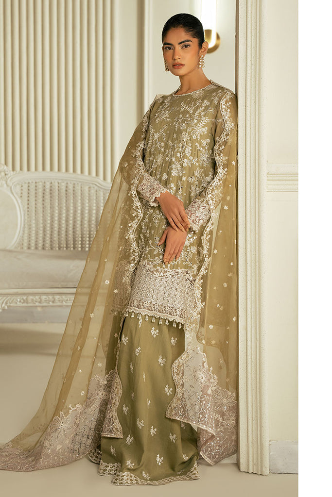 Cross Stitch | Wedding Collection 25 | AZURE PEARL - by - Libasekhas UK - Registered Vendor of : Cross Stitch - 100% Original Designer Dresss