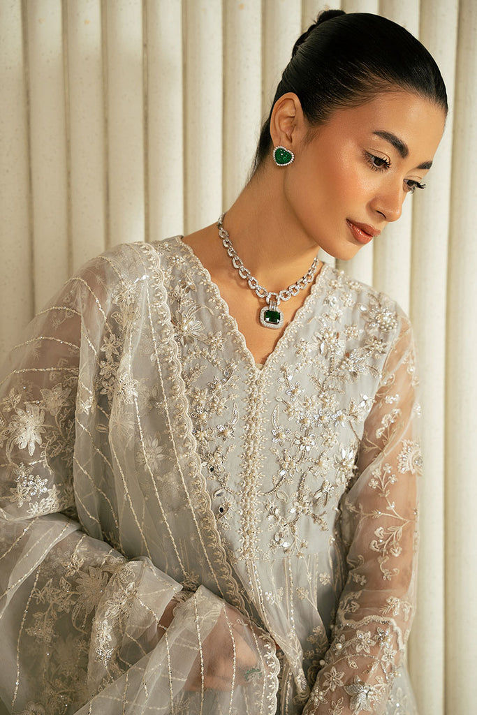 Cross Stitch | Wedding Collection 25 | WHISPERING BLUE - by - Libasekhas UK - Registered Vendor of : Cross Stitch - 100% Original Designer Dresss