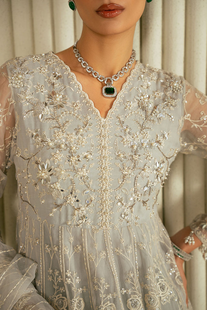 Cross Stitch | Wedding Collection 25 | WHISPERING BLUE - by - Libasekhas UK - Registered Vendor of : Cross Stitch - 100% Original Designer Dresss