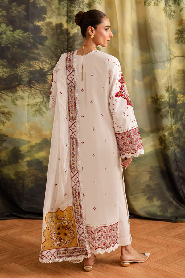 Marjjan | Guzel Lawn | SMC 207-A (White) - by Libasekhas UK - Registered Vendor of : Marjjan - 100% Original Designer Dress