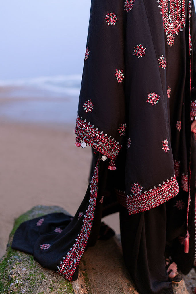 Cross Stitch | Cotton Satin 25 | RAVEN FOLK - by Libasekhas UK - Registered Vendor of : Cross Stitch - 100% Original Designer Dress
