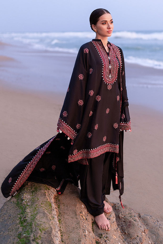 Cross Stitch | Cotton Satin 25 | RAVEN FOLK - by Libasekhas UK - Registered Vendor of : Cross Stitch - 100% Original Designer Dress