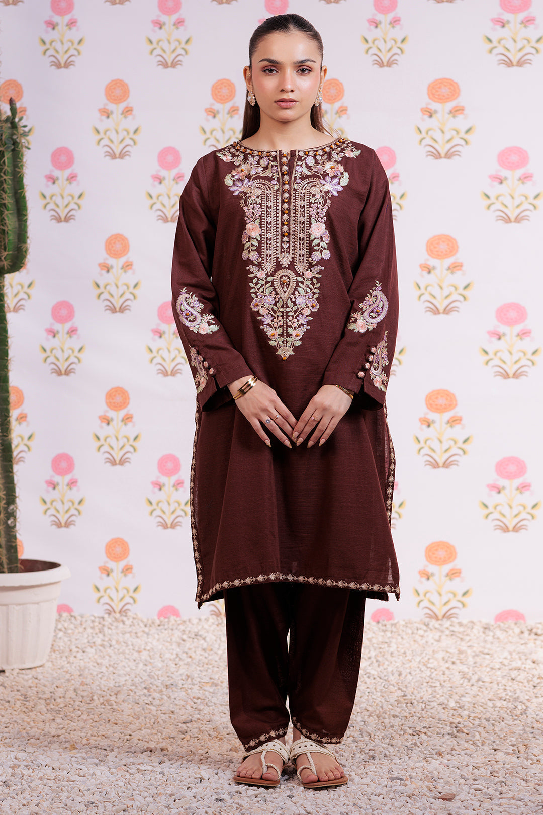 Zellbury | Winter Pret | Embroidered Kurta Trouser - 1290 - by - Libasekhas UK - Registered Vendor of : Zellbury Women - 100% Original Designer Dresss