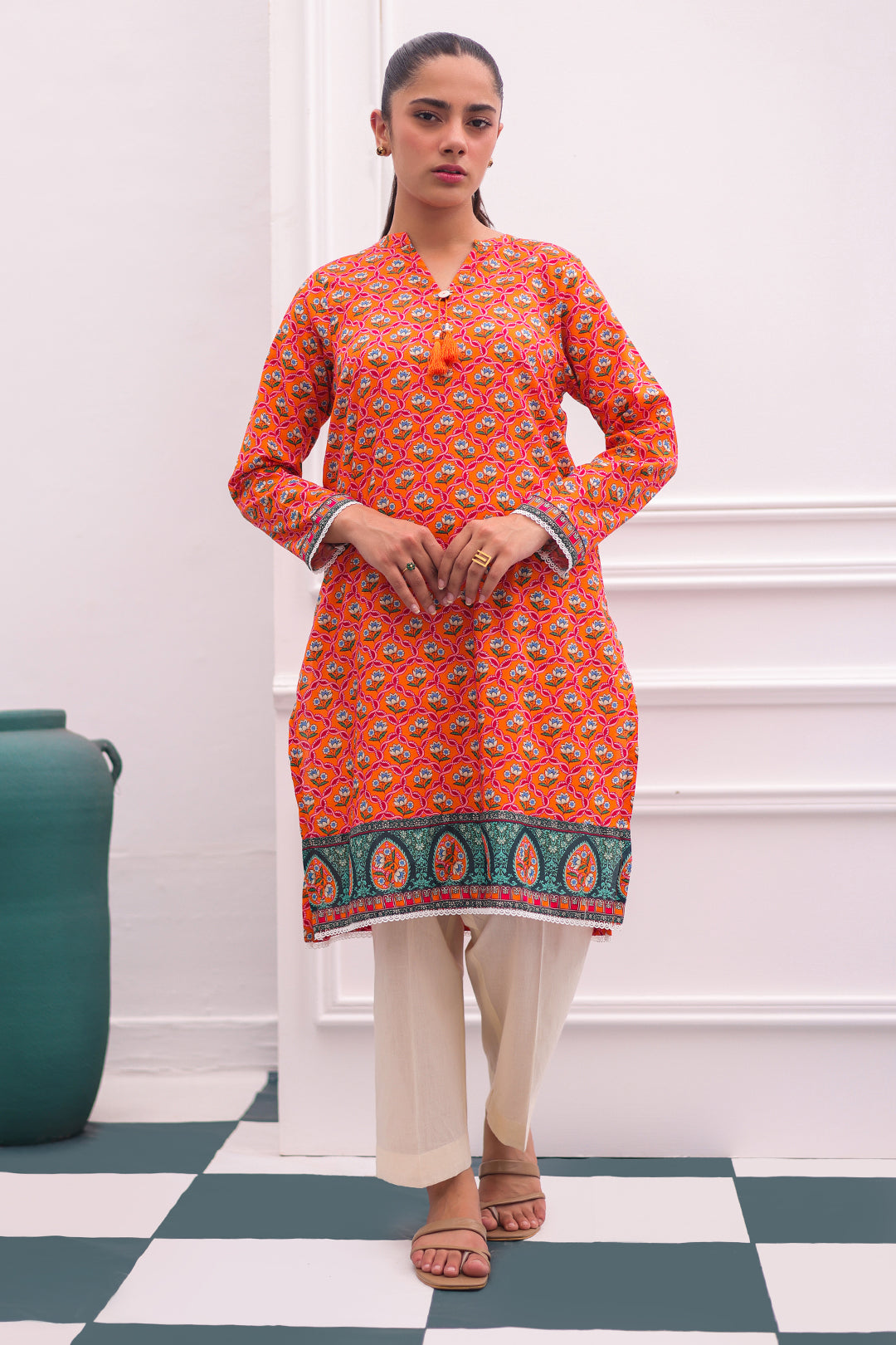 Zellbury | Summer Pret | Kurta - 2860 - by - Libasekhas UK - Registered Vendor of : Zellbury Women - 100% Original Designer Dresss