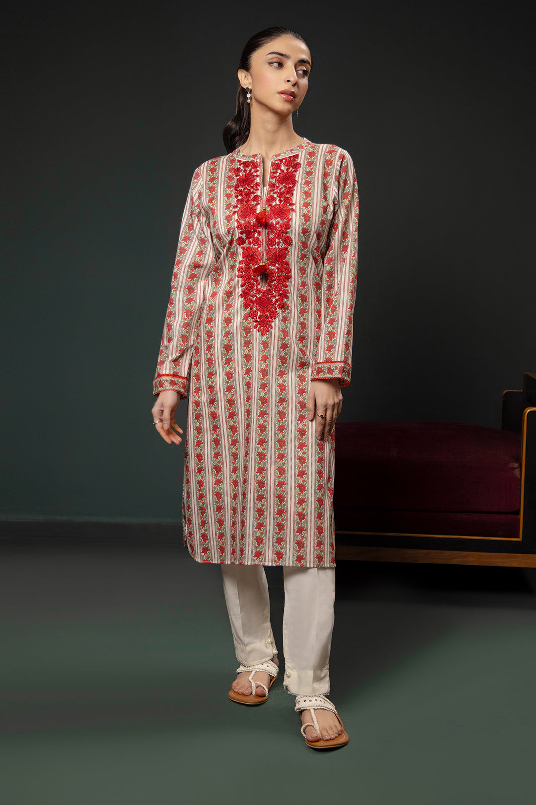 Zellbury | Summer Pret | Embroidered Kurta - 2864 - by - Libasekhas UK - Registered Vendor of : Zellbury Women - 100% Original Designer Dresss