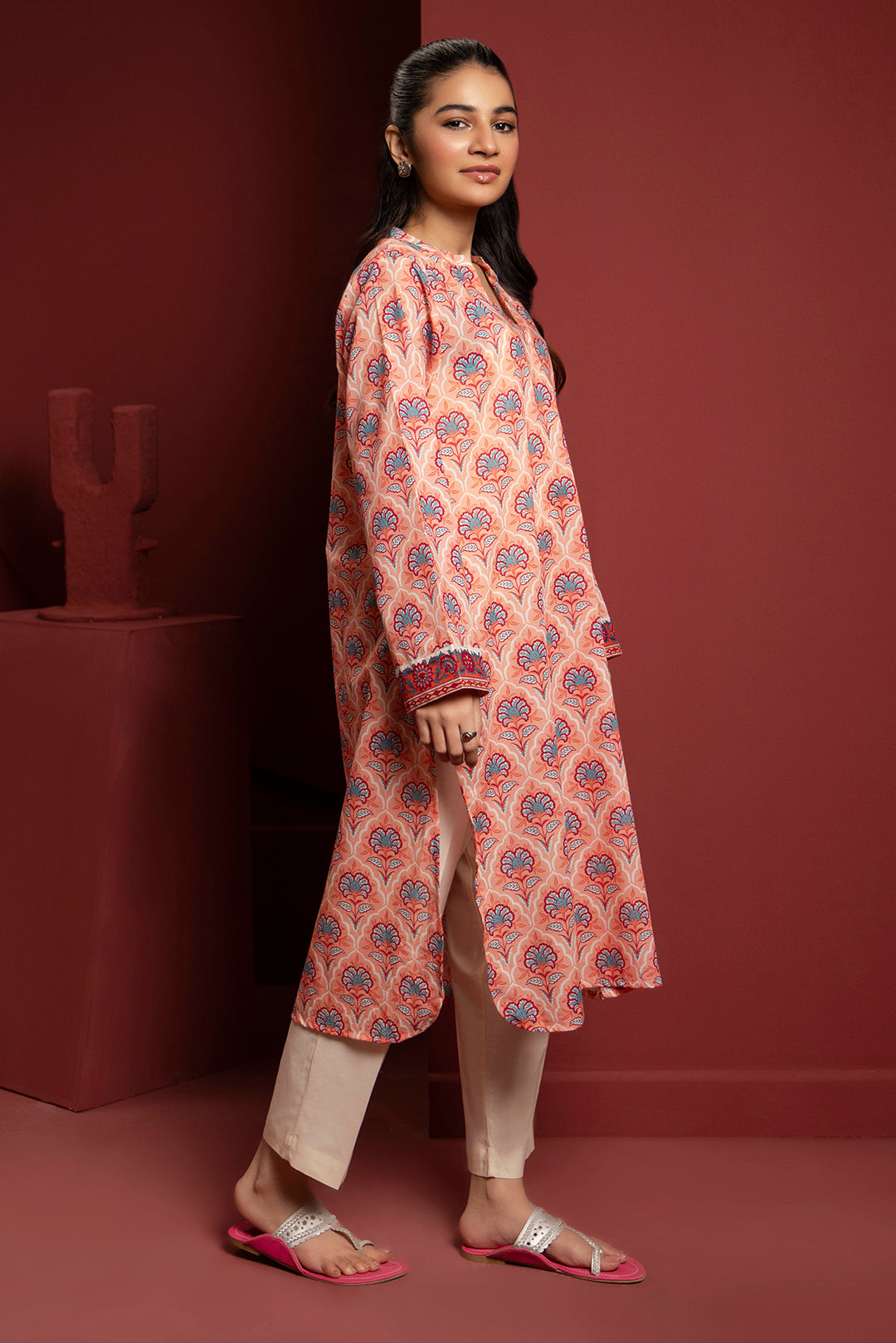 Zellbury | Winter Pret | Kurta - 3180 - by - Libasekhas UK - Registered Vendor of : Zellbury Women - 100% Original Designer Dresss