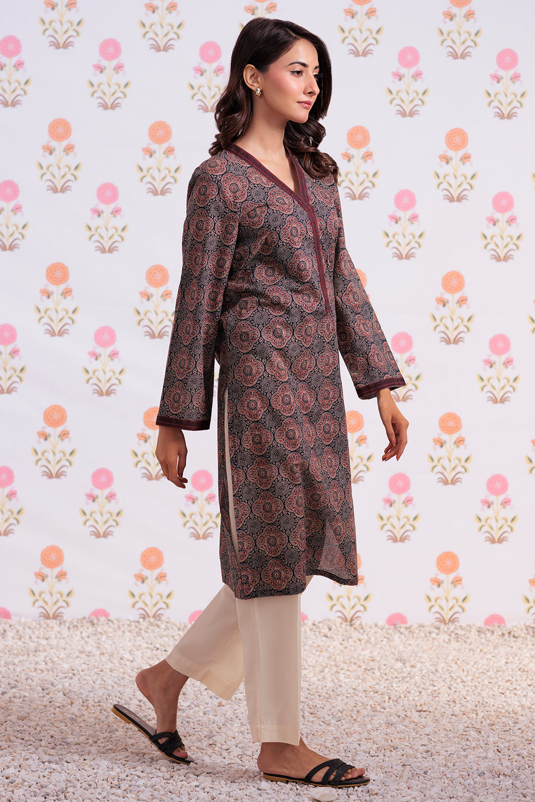 Zellbury | Winter Pret | Kurta - 3247 - by - Libasekhas UK - Registered Vendor of : Zellbury Women - 100% Original Designer Dresss