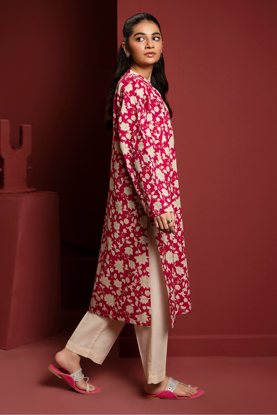 Zellbury | Winter Pret | Kurta - 3250 - by - Libasekhas UK - Registered Vendor of : Zellbury Women - 100% Original Designer Dresss