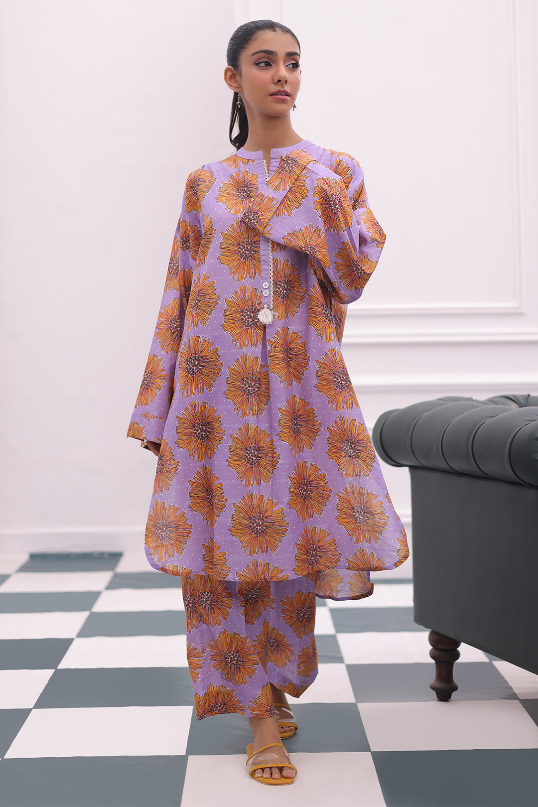 Zellbury | Summer Pret | Kurta Trouser - 2810 - by - Libasekhas UK - Registered Vendor of : Zellbury Women - 100% Original Designer Dresss