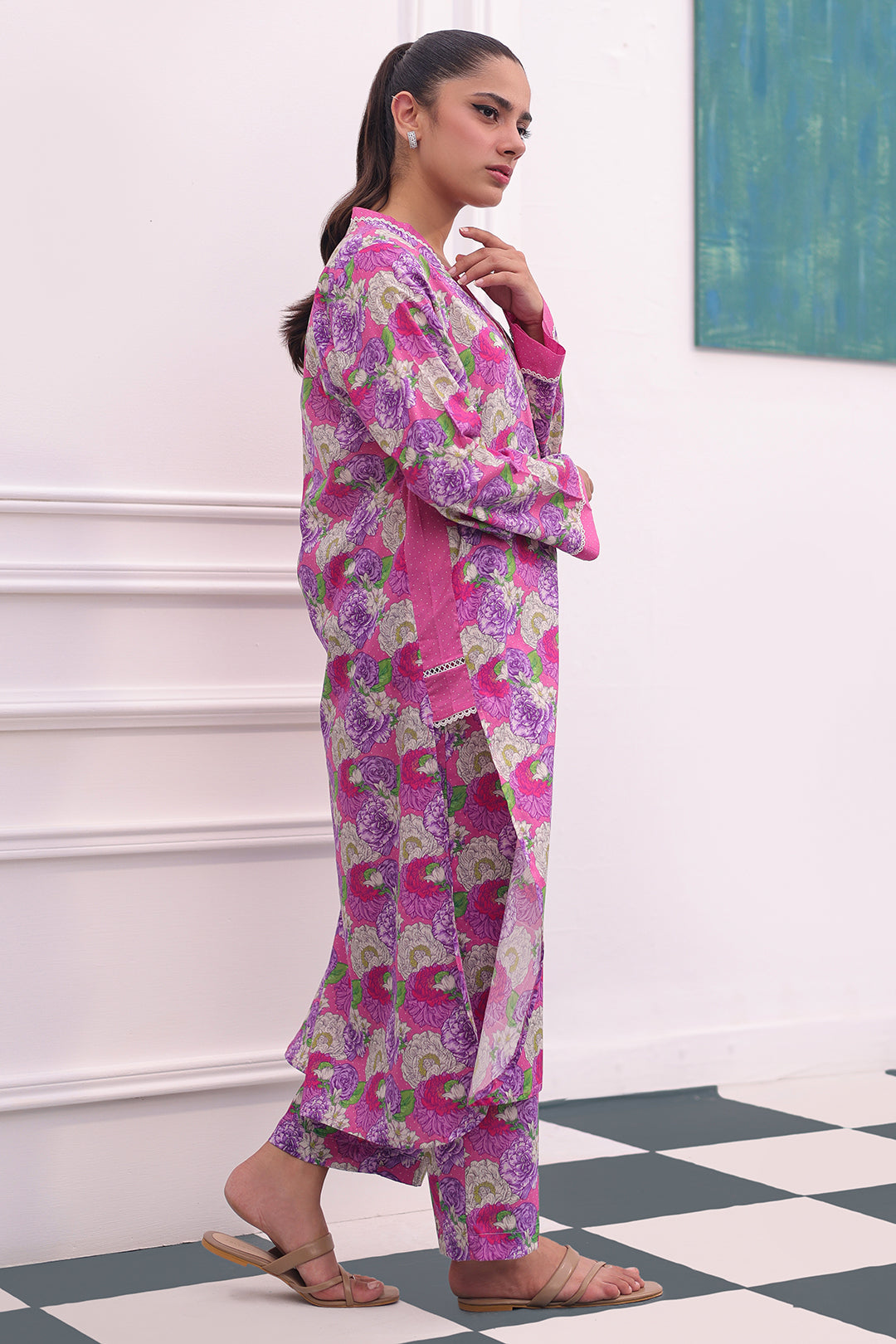 Zellbury | Summer Pret | Kurta Trouser - 2814 - by - Libasekhas UK - Registered Vendor of : Zellbury Women - 100% Original Designer Dresss