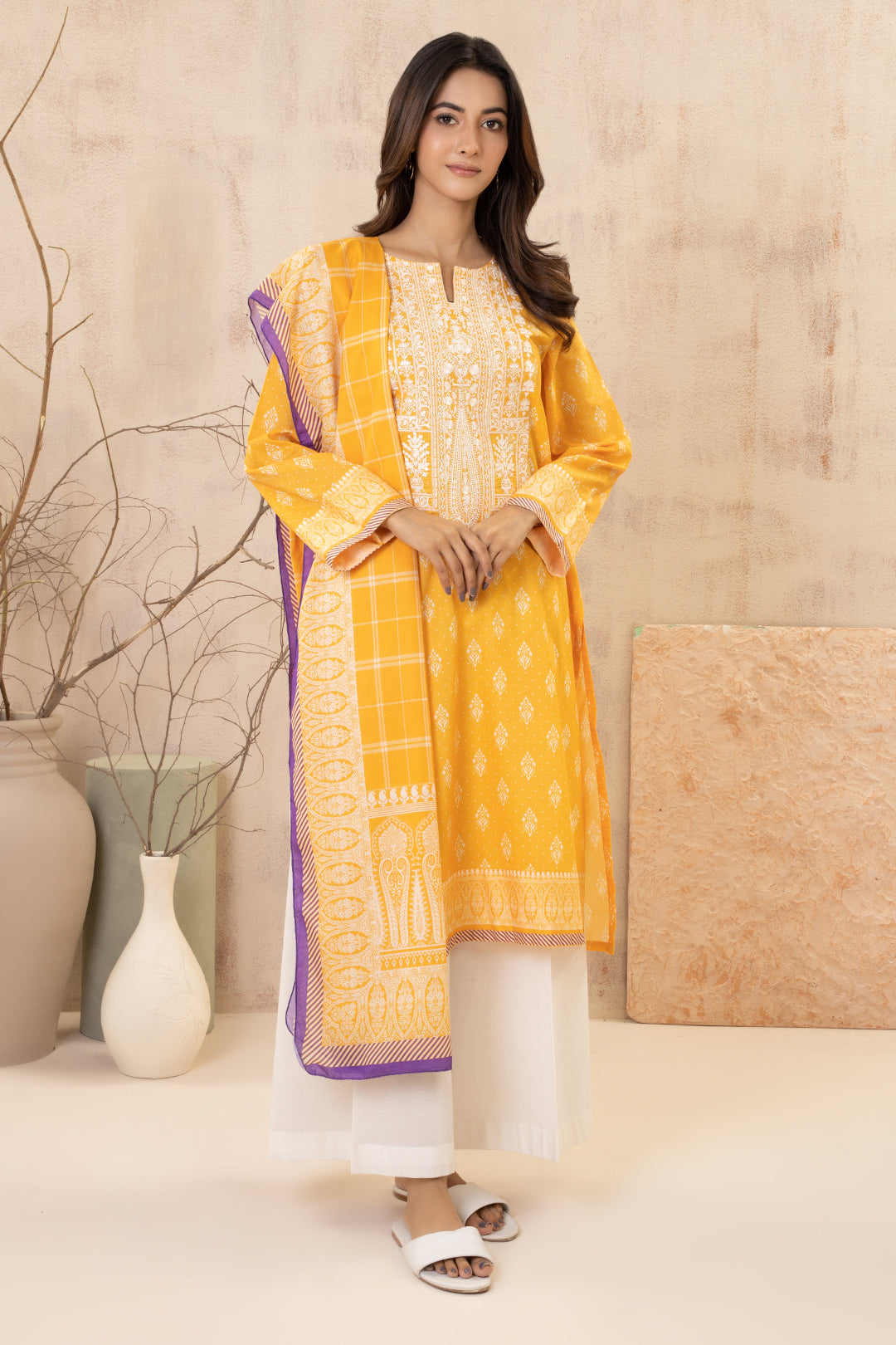 Zellbury | Summer Pret | Embroidered Kurta Dupatta - 2823 - by - Libasekhas UK - Registered Vendor of : Zellbury Women - 100% Original Designer Dresss
