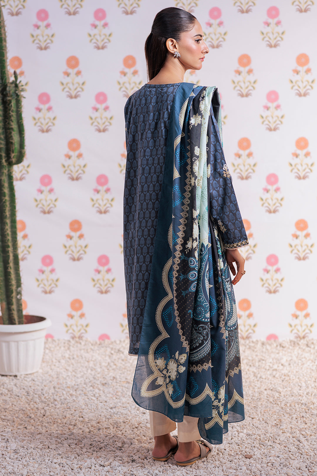 Zellbury | Summer Pret | Embroidered Kurta Dupatta - 2851 - by - Libasekhas UK - Registered Vendor of : Zellbury Women - 100% Original Designer Dresss
