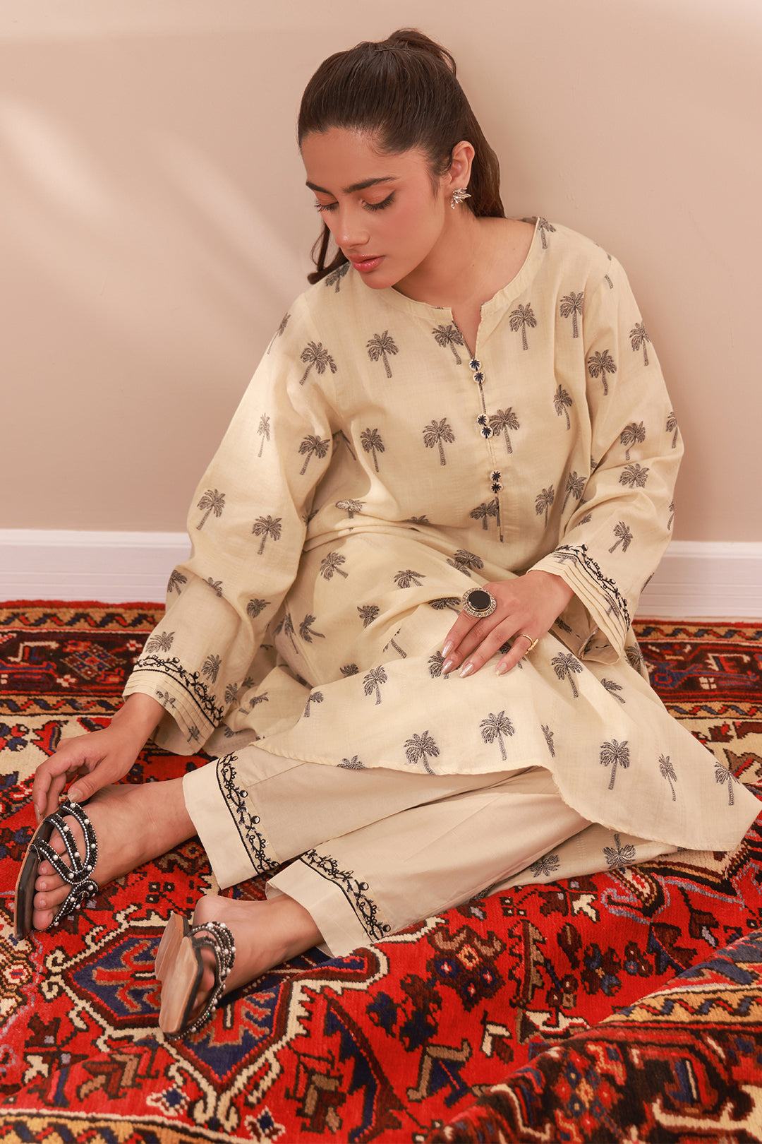 Zellbury | Summer Pret | Embroidered Kurta Trouser - 3321 - by - Libasekhas UK - Registered Vendor of : Zellbury Women - 100% Original Designer Dresss