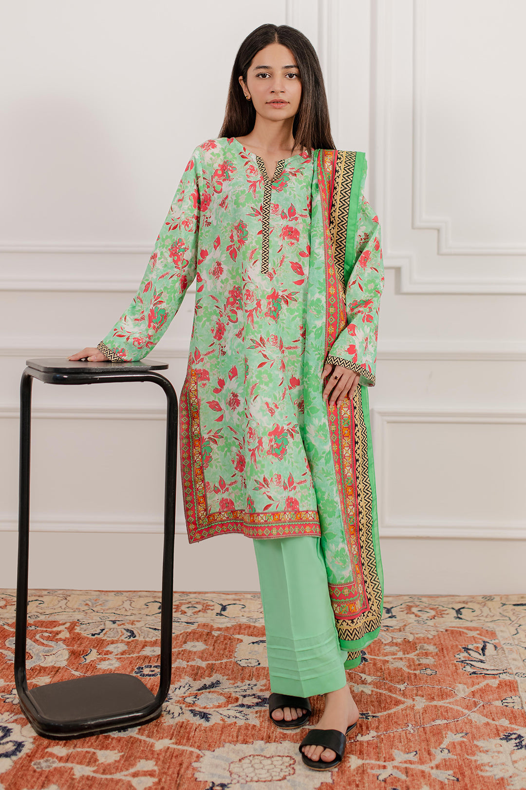 Zellbury | Summer Pret | Kurta Dupatta Trouser - 2829 - by - Libasekhas UK - Registered Vendor of : Zellbury Women - 100% Original Designer Dresss