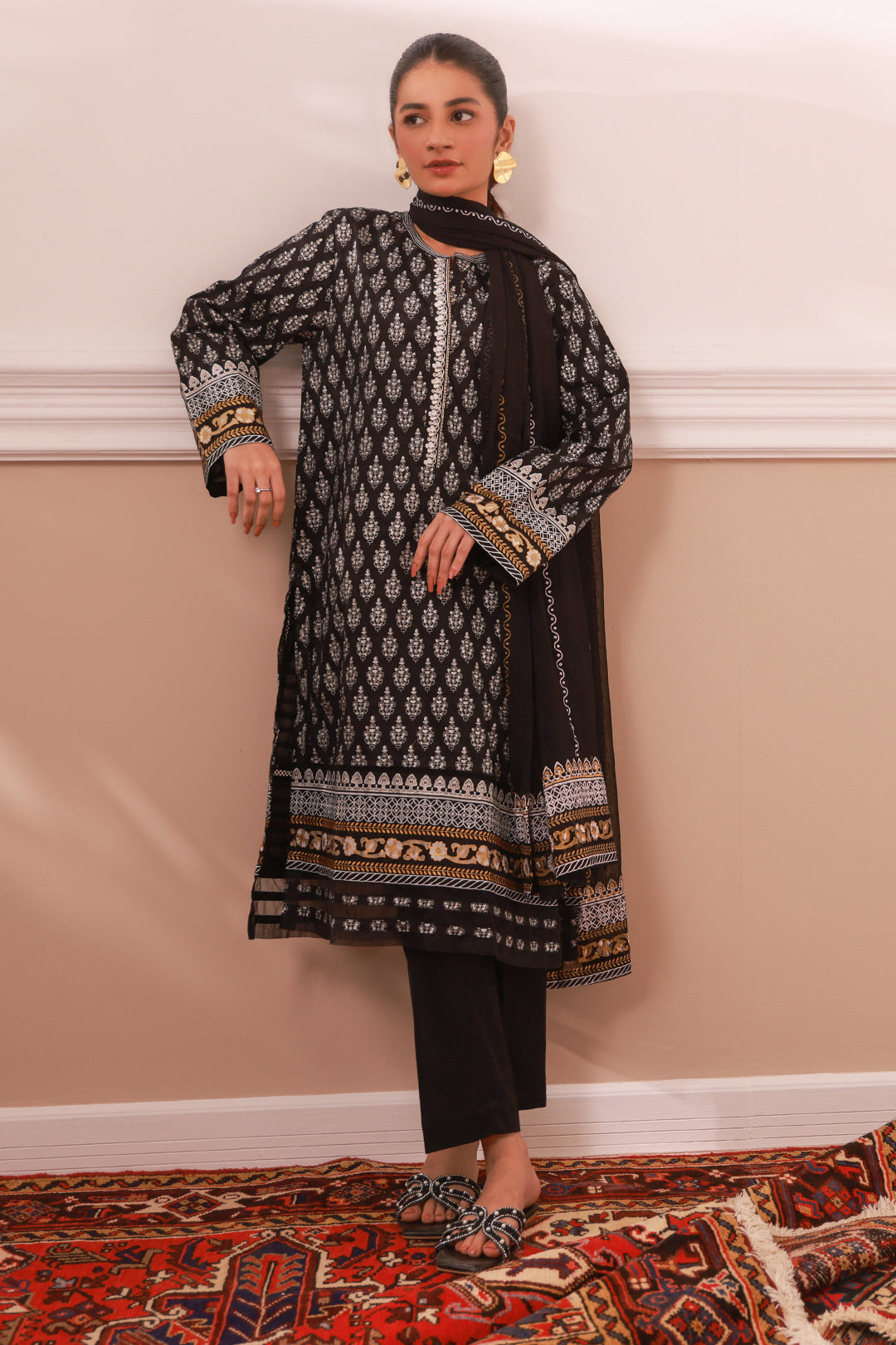 Zellbury | Summer Pret | Embroidered Kurta Dupatta - 0973 - by - Libasekhas UK - Registered Vendor of : Zellbury Women - 100% Original Designer Dresss