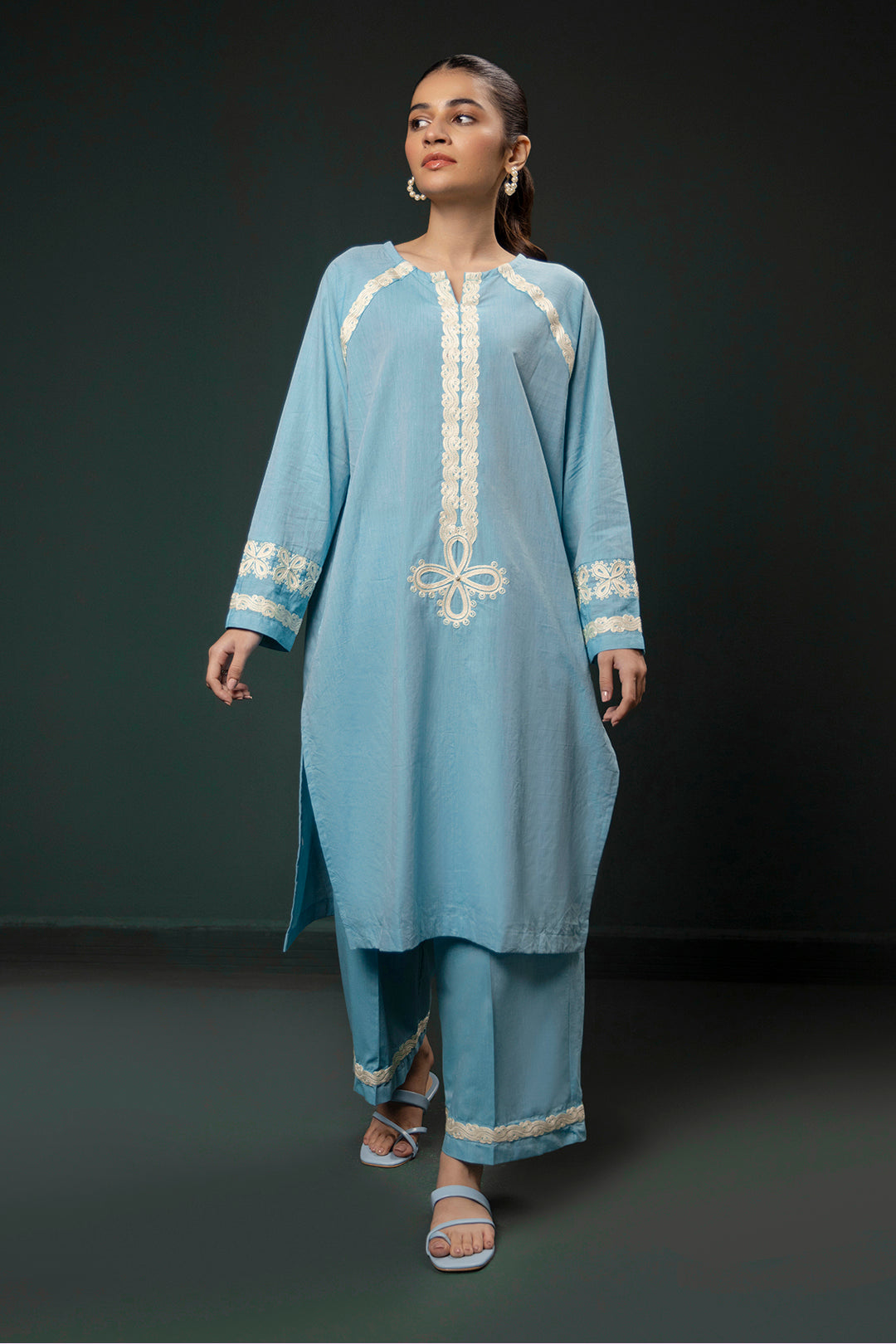 Zellbury | Summer Pret | Embroidered Kurta Trouser - 0977 - by - Libasekhas UK - Registered Vendor of : Zellbury Women - 100% Original Designer Dresss