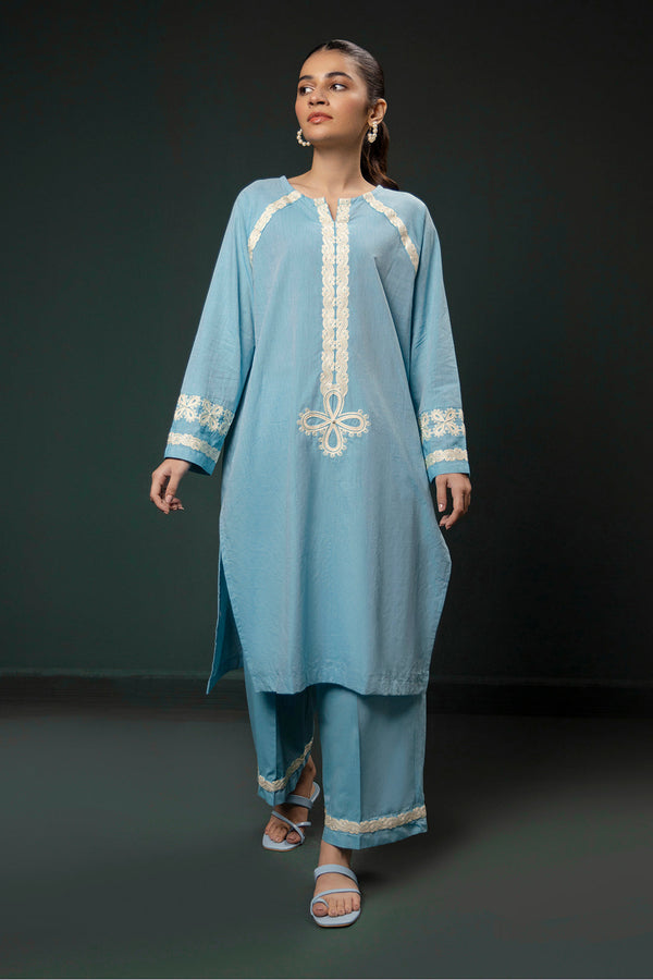 Zellbury | Summer Pret | Embroidered Kurta Trouser - 0977 - by - Libasekhas UK - Registered Vendor of : Zellbury Women - 100% Original Designer Dresss