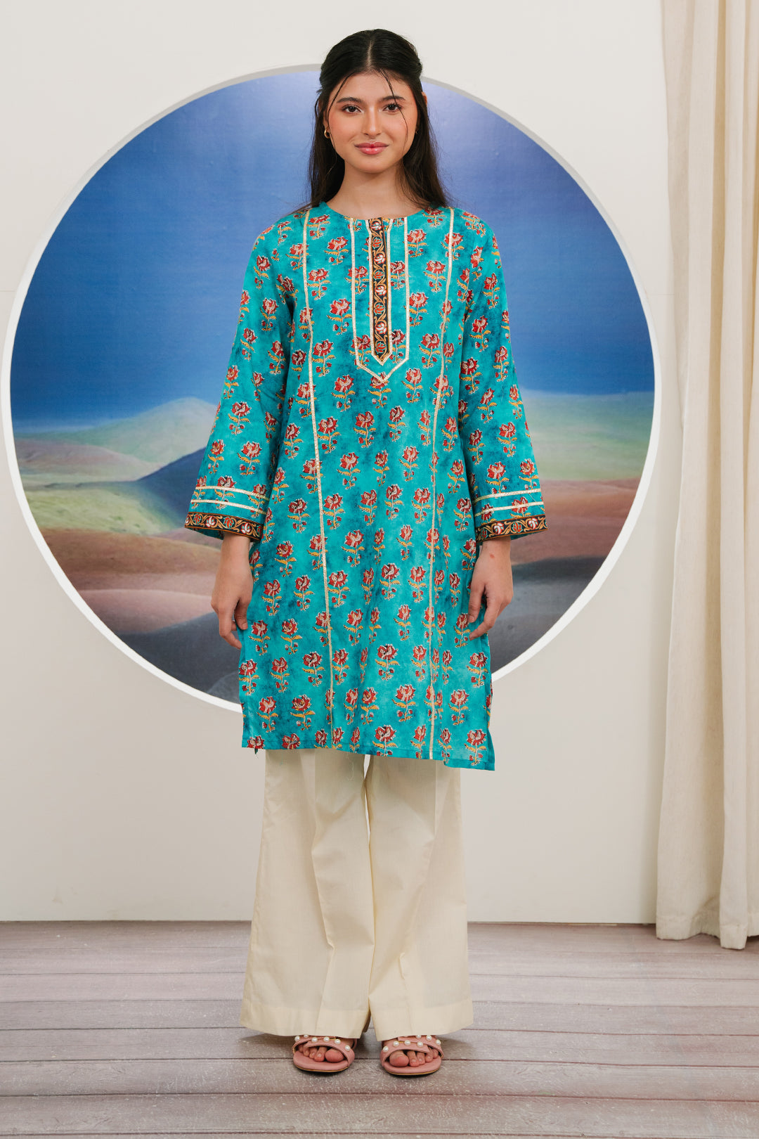 Zellbury | Summer Pret | Kurta - 1840 - by - Libasekhas UK - Registered Vendor of : Zellbury Women - 100% Original Designer Dresss
