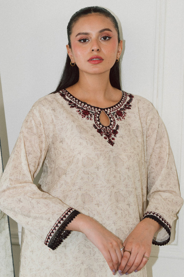 Zellbury | Summer Pret | Embroidered  Kurta - 1848 - by - Libasekhas UK - Registered Vendor of : Zellbury Women - 100% Original Designer Dresss
